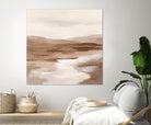 Cinnamon Riverbank I Light by Silvia Vassileva on GIANT ART - banks abstract