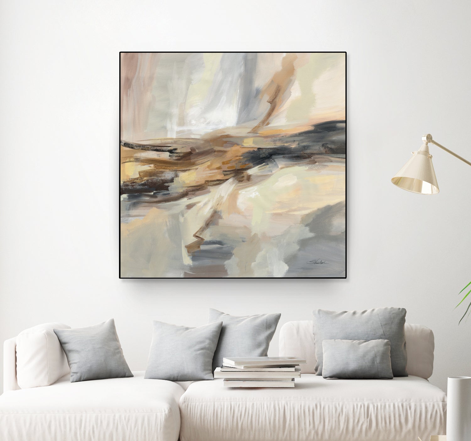 Distant Land by Silvia Vassileva on GIANT ART - black abstract