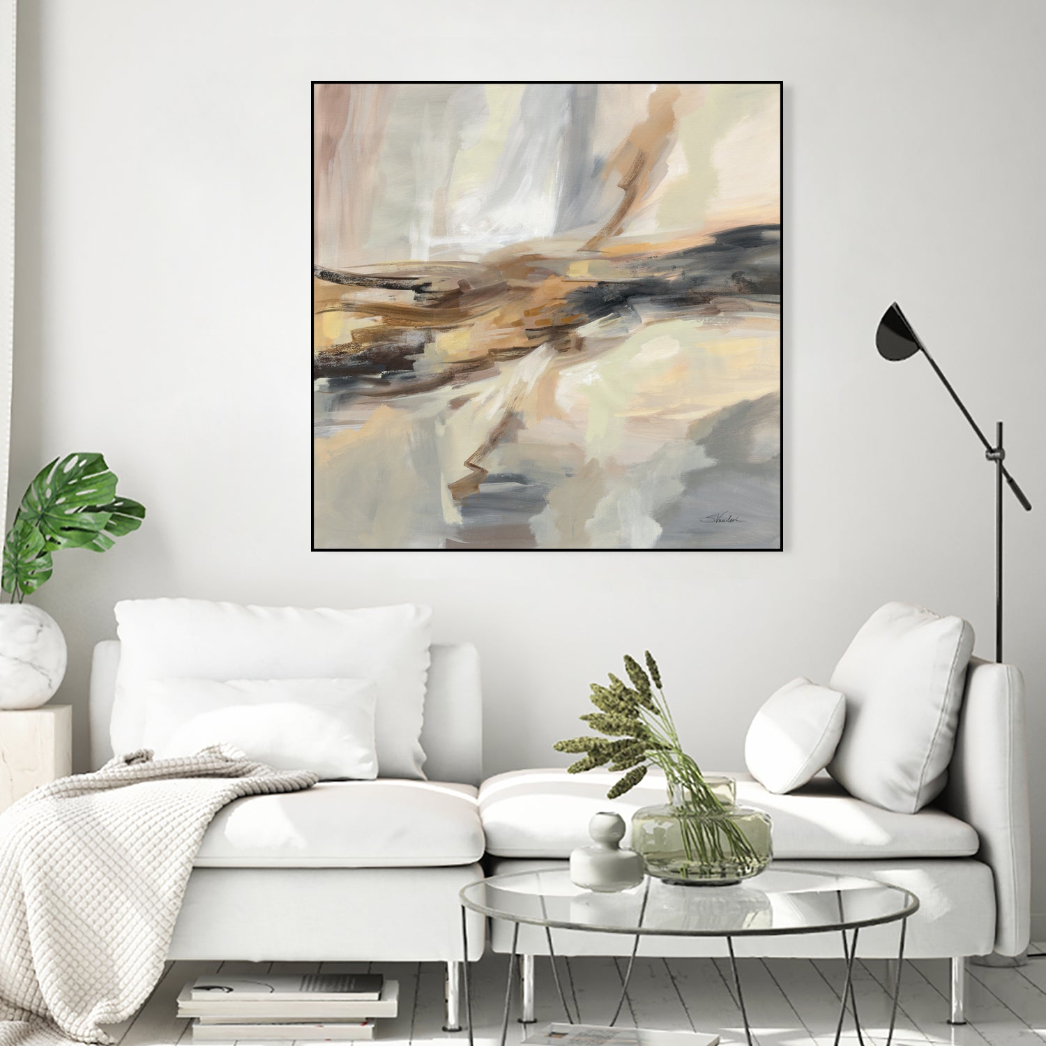 Distant Land by Silvia Vassileva on GIANT ART - black abstract