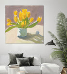 Sunny Tulips by Pamela Munger on GIANT ART - cream botanical