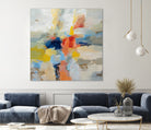 Island Fiesta by Silvia Vassileva on GIANT ART - black abstract