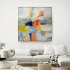 Island Fiesta by Silvia Vassileva on GIANT ART - black abstract