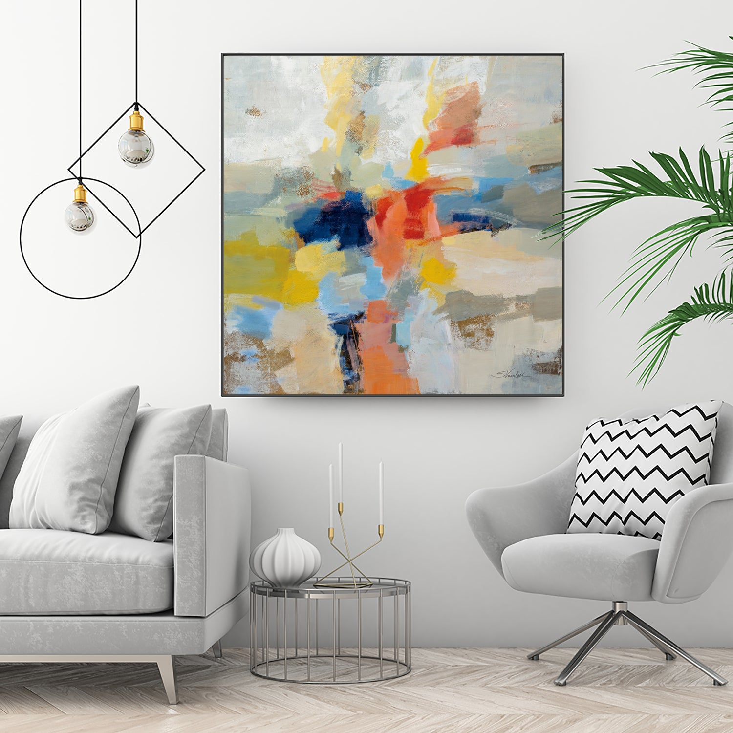 Island Fiesta by Silvia Vassileva on GIANT ART - black abstract