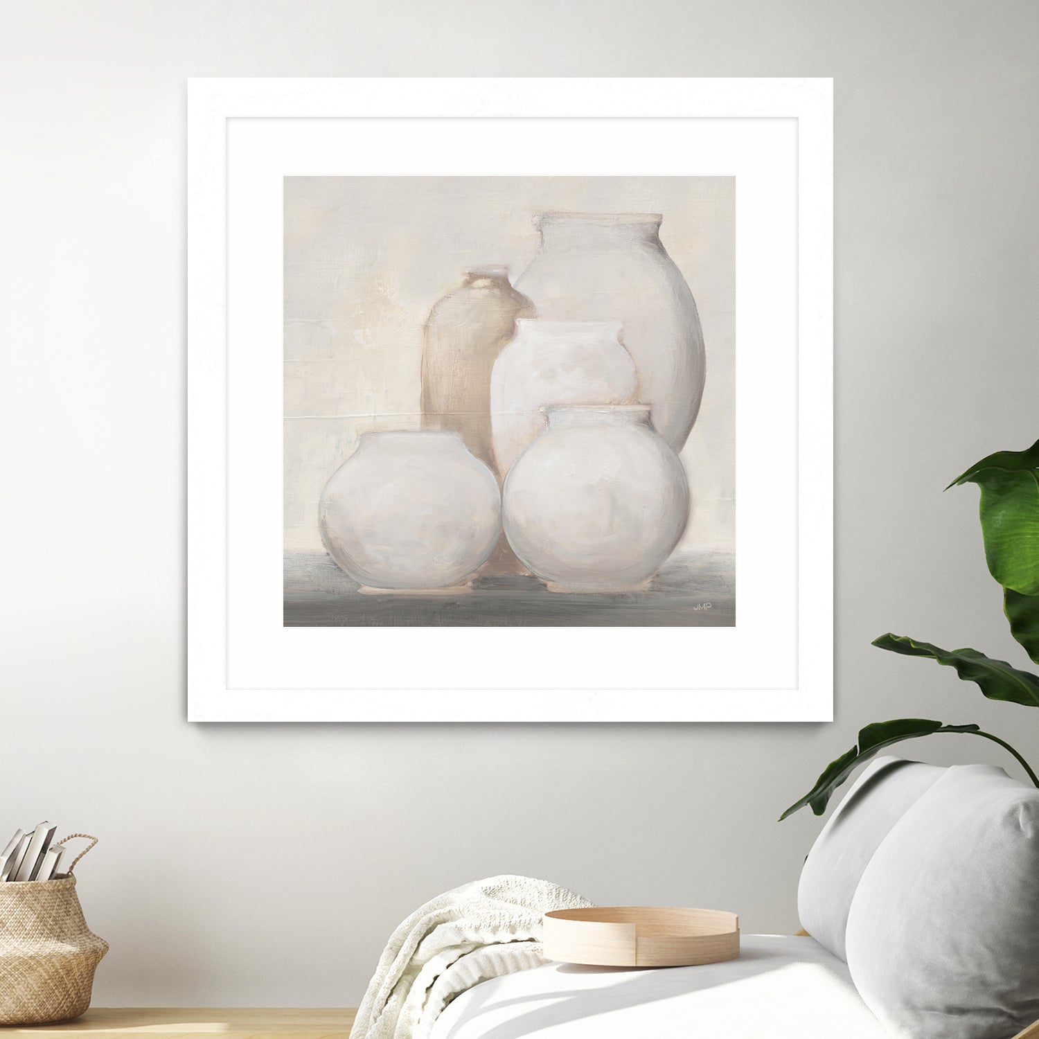 Farmhouse Vases by JULIA PURINTON on GIANT ART - white figurative farmhouse