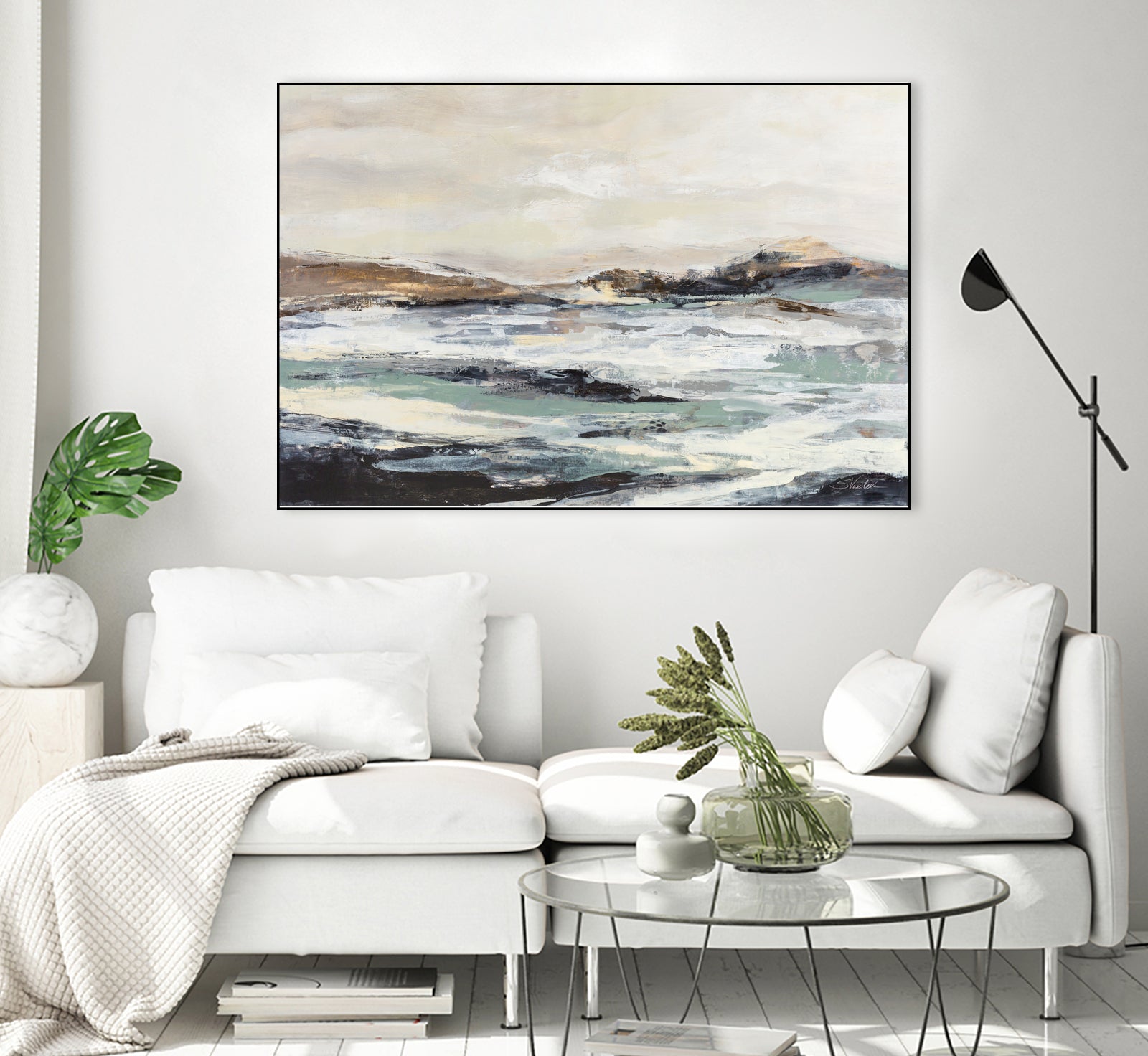 White River by Silvia Vassileva on GIANT ART - black abstract