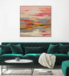 Magenta Hill II by Silvia Vassileva on GIANT ART - black abstract