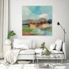 Sandy Road I by Silvia Vassileva on GIANT ART - blue abstract