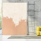 Just Peachy by Sarah Adams on GIANT ART - orange abstract