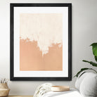 Just Peachy by Sarah Adams on GIANT ART - orange abstract