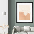 Just Peachy by Sarah Adams on GIANT ART - orange abstract