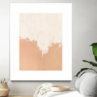 Just Peachy by Sarah Adams on GIANT ART - orange abstract