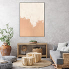 Just Peachy by Sarah Adams on GIANT ART - orange abstract