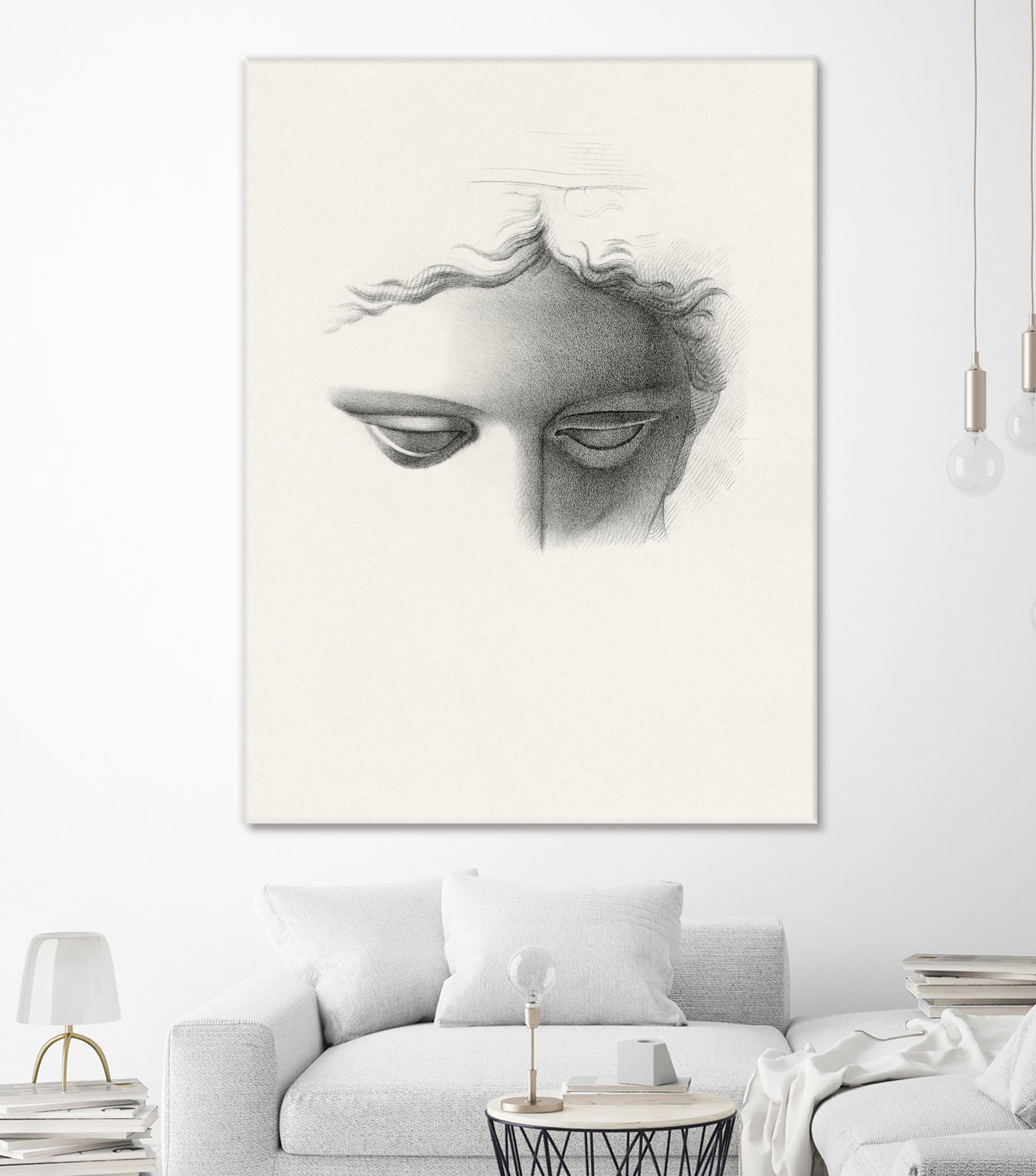 Classic Reverie by Wild Apple Portfolio on GIANT ART - grey figurative