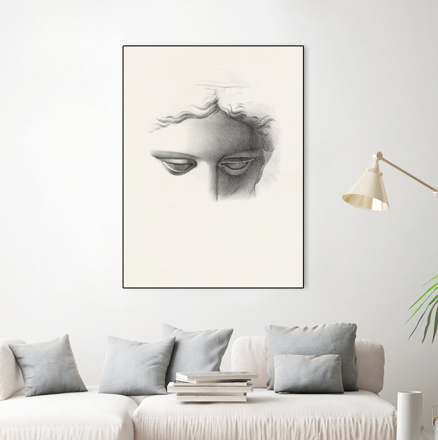 Classic Reverie by Wild Apple Portfolio on GIANT ART - grey figurative