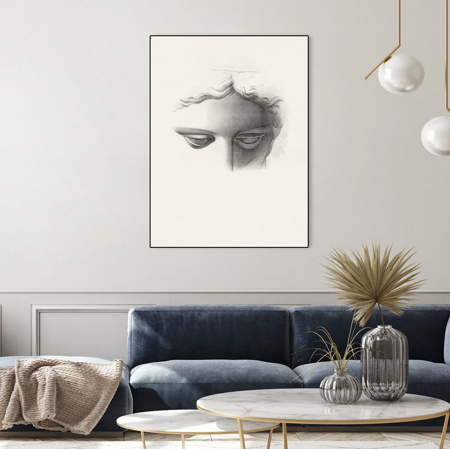 Classic Reverie by Wild Apple Portfolio on GIANT ART - grey figurative