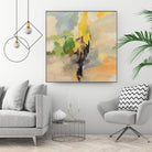 Lemon Grove by Silvia Vassileva on GIANT ART - black abstract