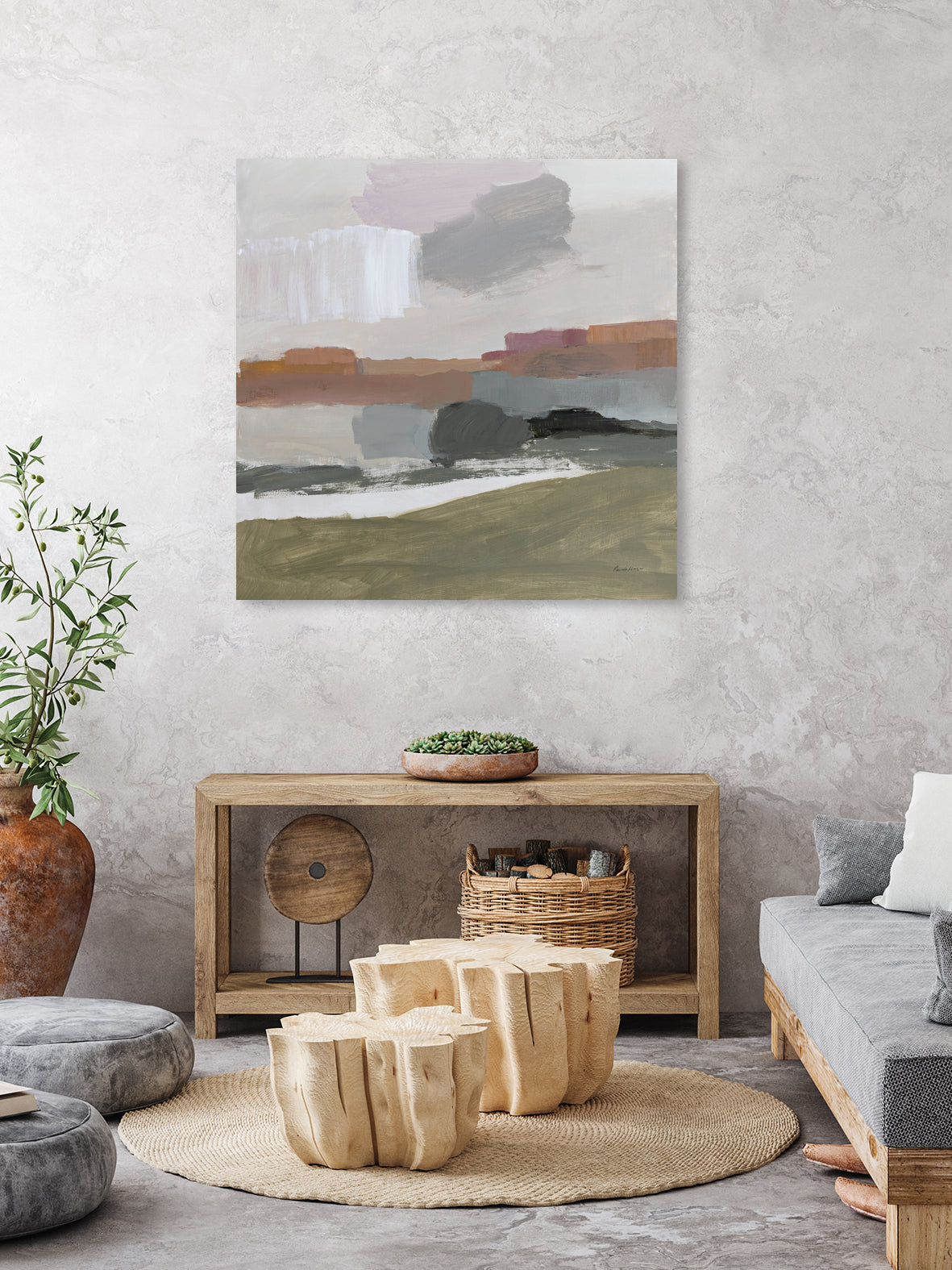 Westward by Pamela Munger on GIANT ART - brown 