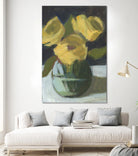 Trio by Pamela Munger on GIANT ART - grey botanical