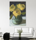 Trio by Pamela Munger on GIANT ART - grey botanical