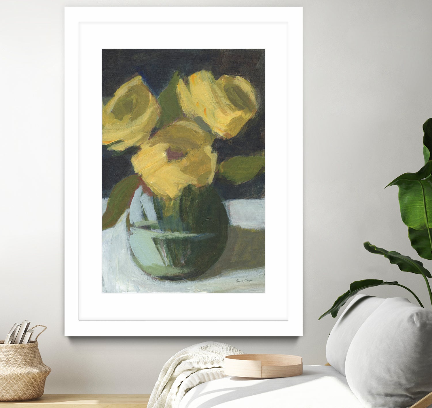 Trio by Pamela Munger on GIANT ART - grey botanical