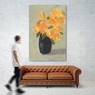 Hope Bouquet by Pamela Munger on GIANT ART - black botanical