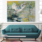 Shoreline Bird 1 by Dusza on GIANT ART - purple landscapes