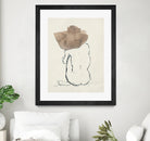 Girl with Floppy Hat by Chloe Elliott on GIANT ART - figurative figurative