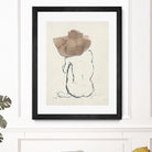 Girl with Floppy Hat by Chloe Elliott on GIANT ART - figurative figurative