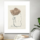 Girl with Floppy Hat by Chloe Elliott on GIANT ART - figurative figurative