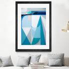 Frozen Shores by Marion Griese on GIANT ART - blue abstract