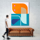 Running Towards The Sun 2 by Marion Griese on GIANT ART - orange abstract