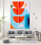 Running Towards the Sun 10 by Marion Griese on GIANT ART - orange abstract