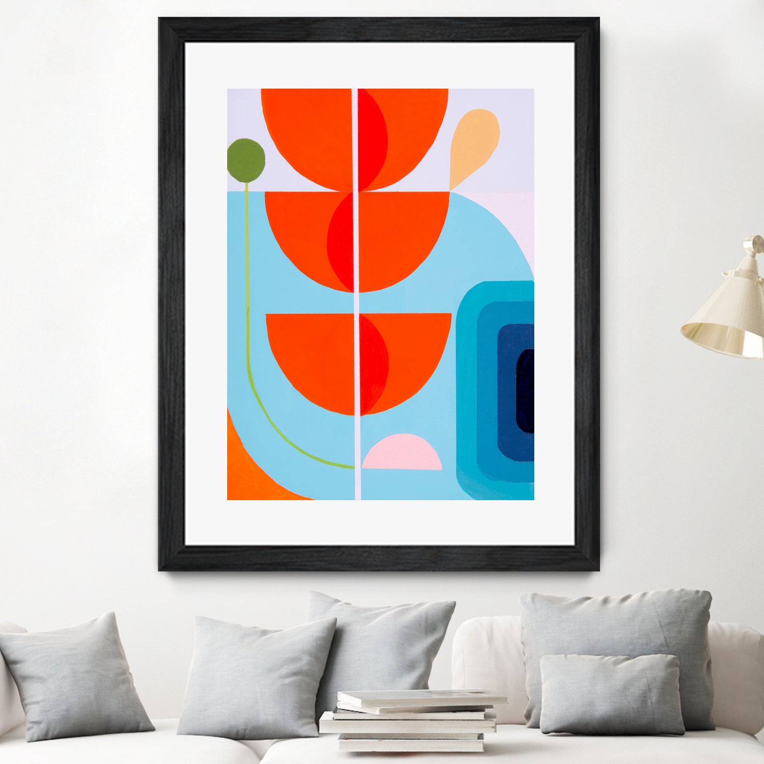 Running Towards the Sun 10 by Marion Griese on GIANT ART - orange abstract