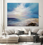 Blush of Dawn by Karen Hale on GIANT ART - gold landscapes