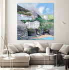 Port Isaac by Meredith Howse on GIANT ART - gray landscapes