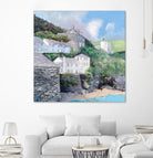 Port Isaac by Meredith Howse on GIANT ART - gray landscapes