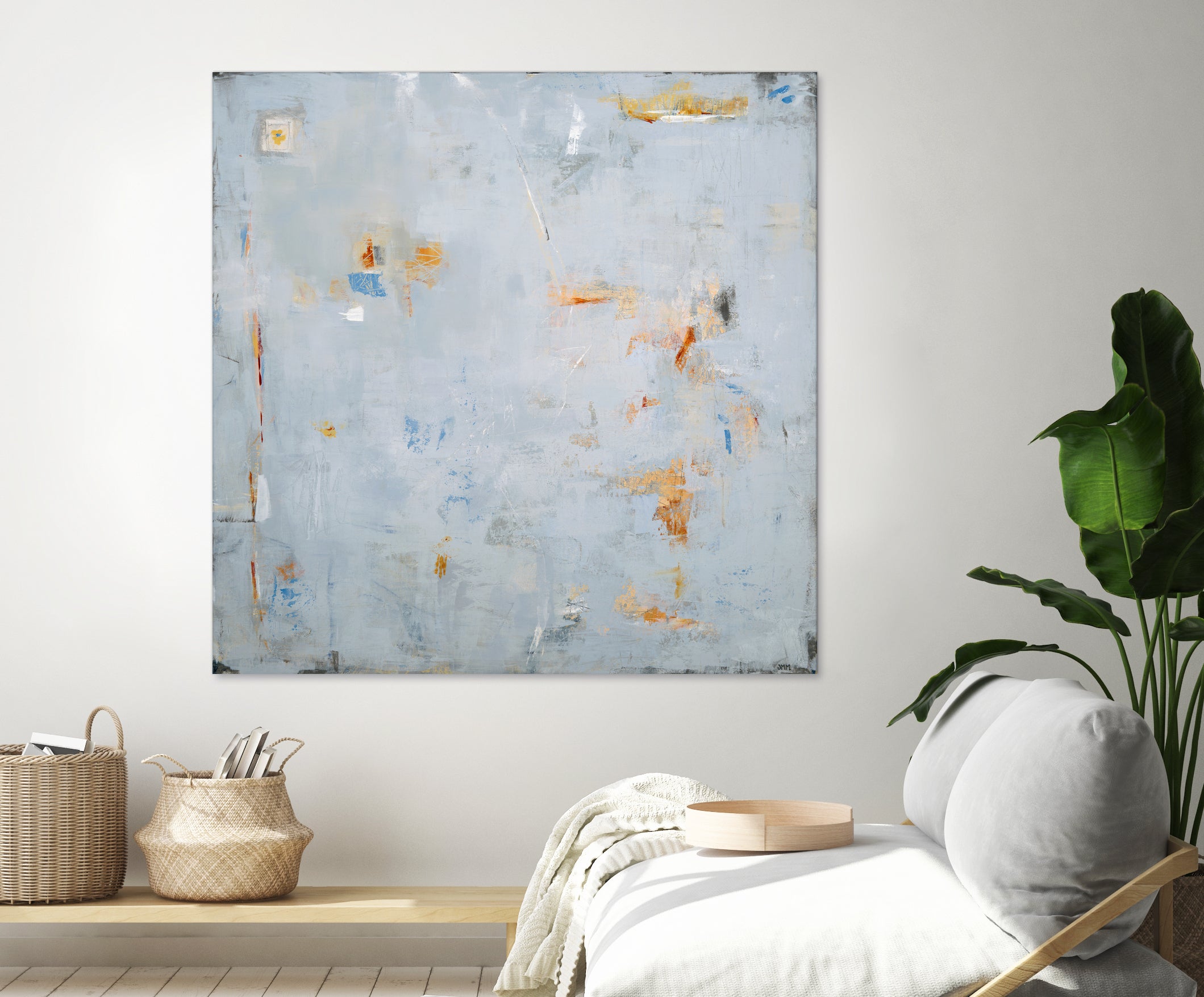 Abstract In Blue 2 by Jodi Major on GIANT ART - brown contemporary