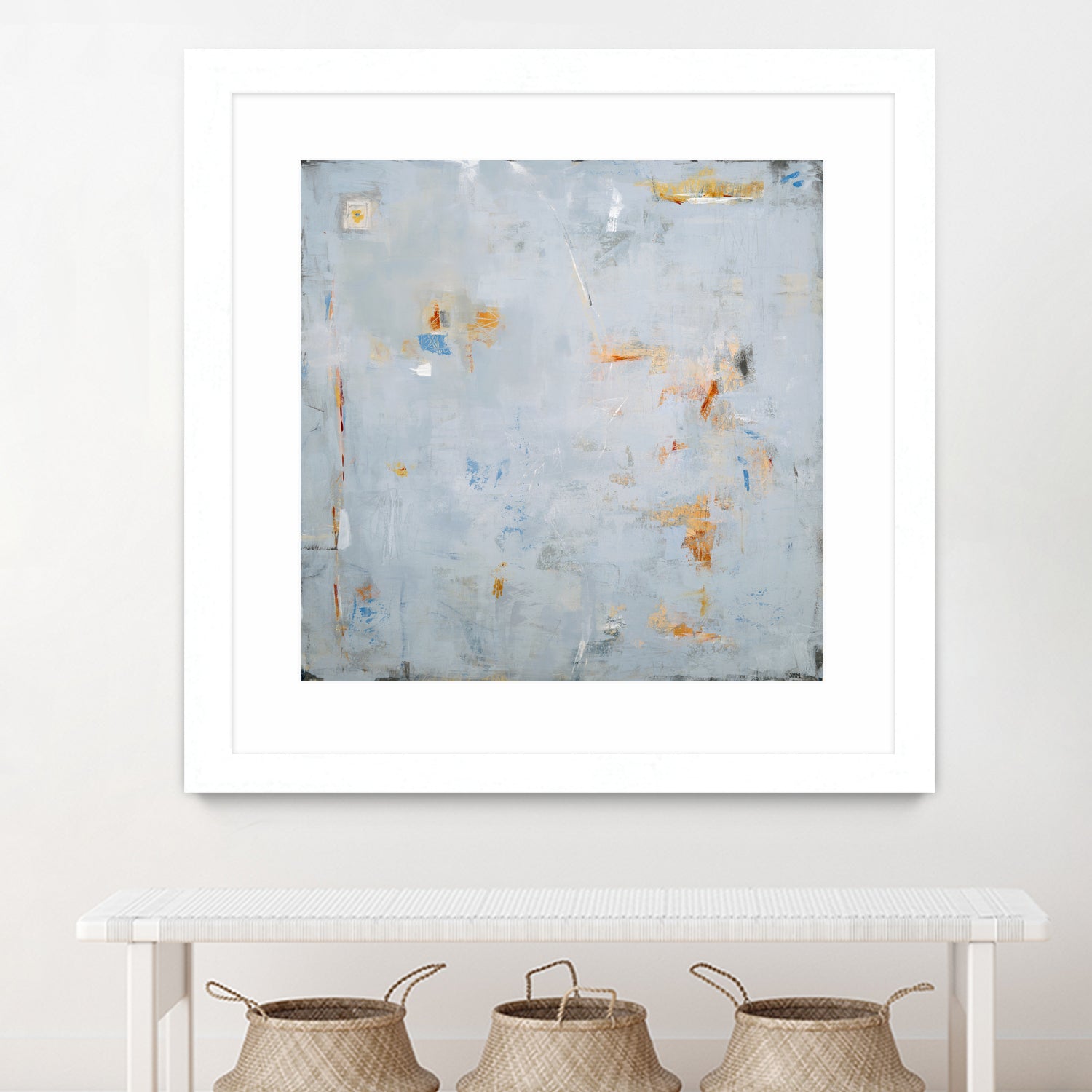 Abstract In Blue 2 by Jodi Major on GIANT ART - brown contemporary