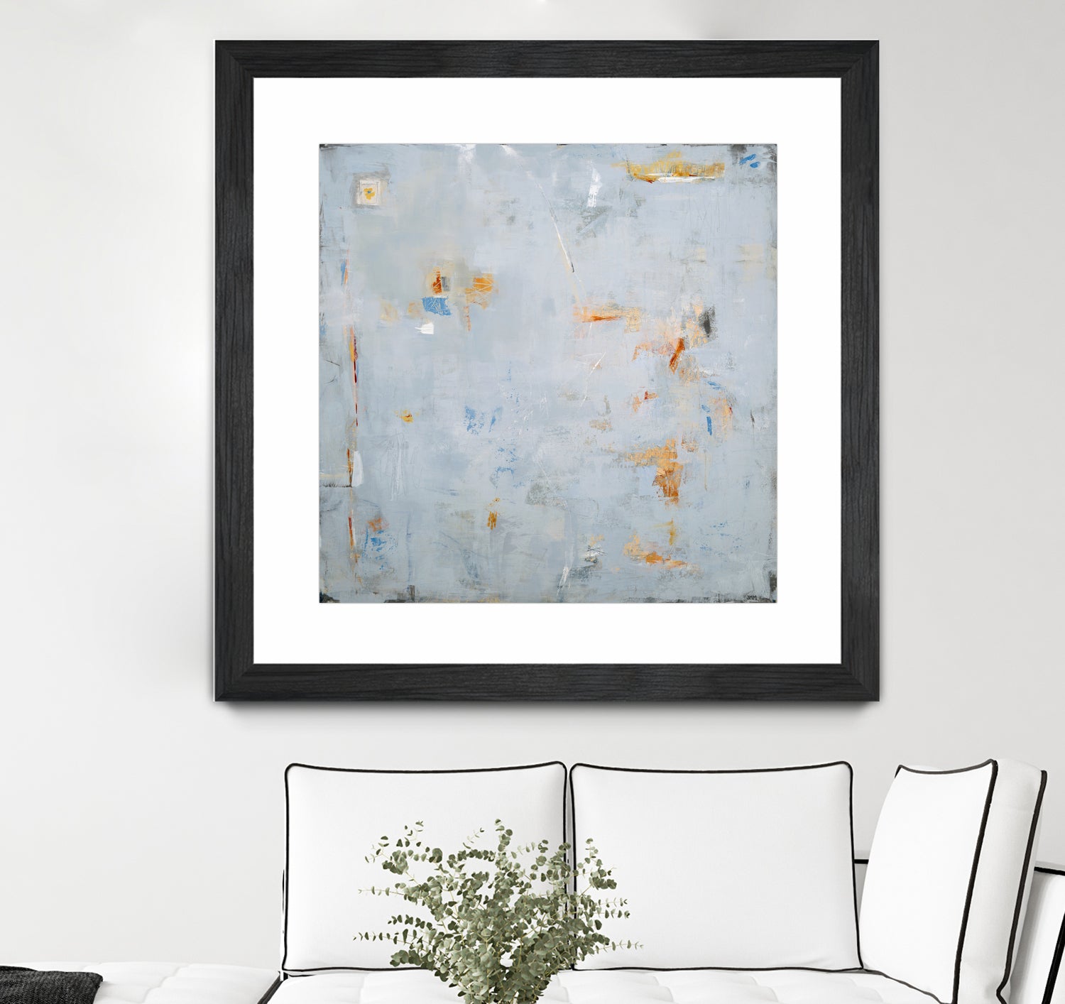 Abstract In Blue 2 by Jodi Major on GIANT ART - brown contemporary