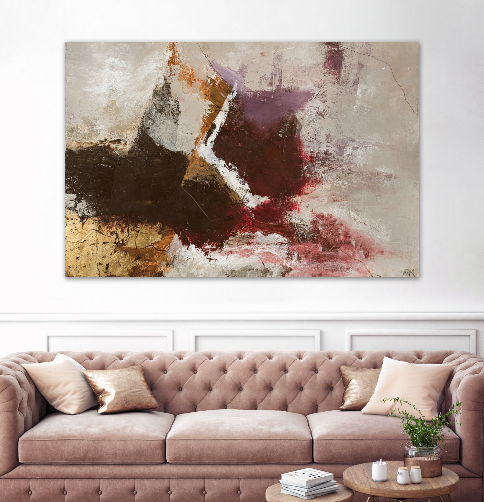 Infinity 1 by Design Fabrikken on GIANT ART - brown abstracts