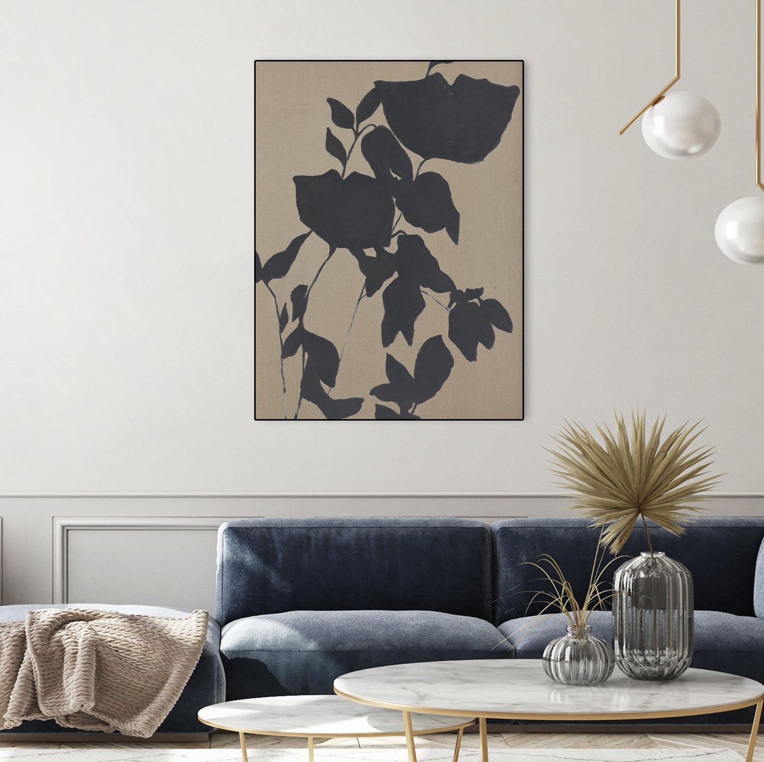 Fortuna Black by Design Fabrikken on GIANT ART - gold abstracts