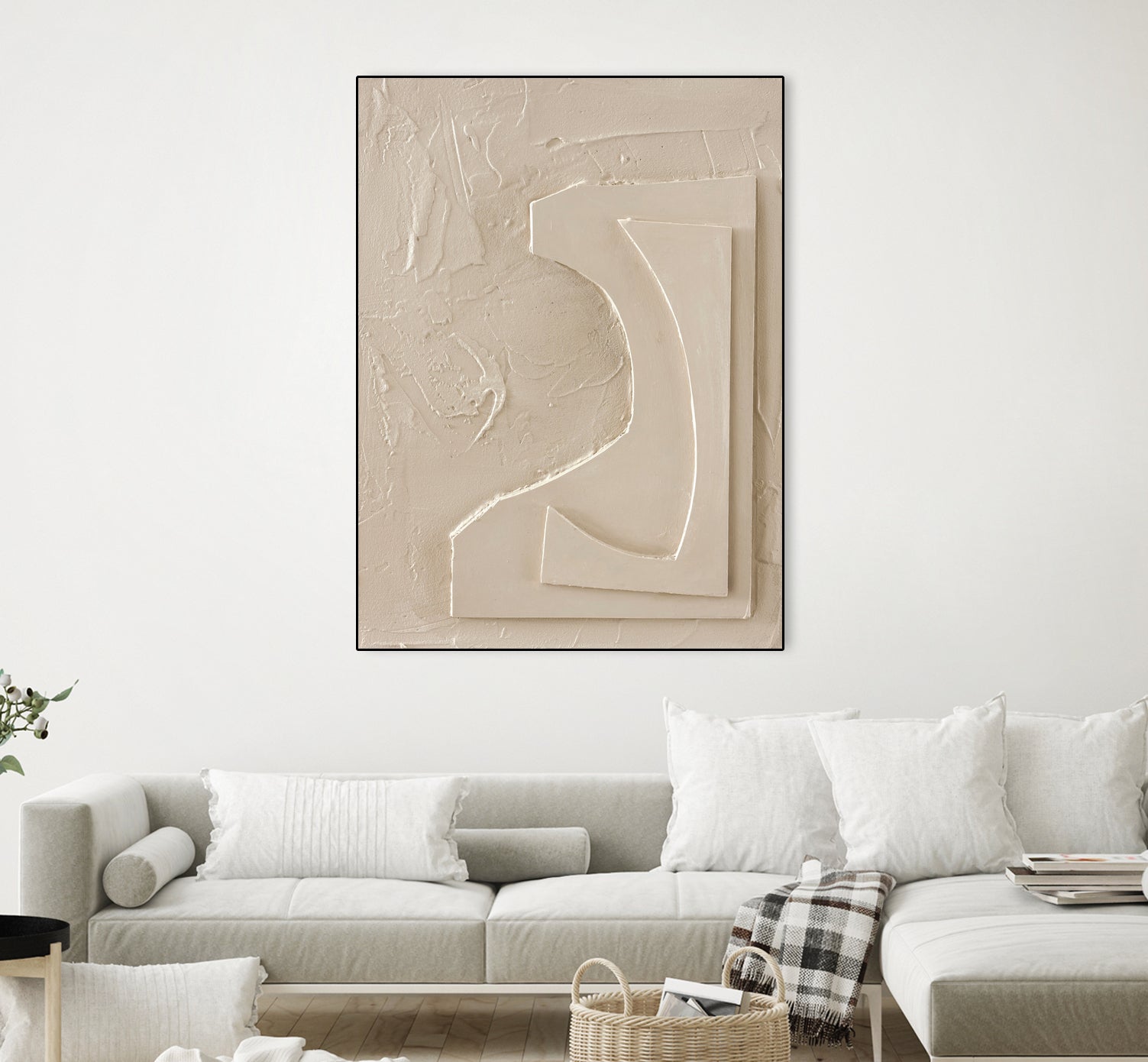 The Simple 1 by Design Fabrikken on GIANT ART - white abstracts