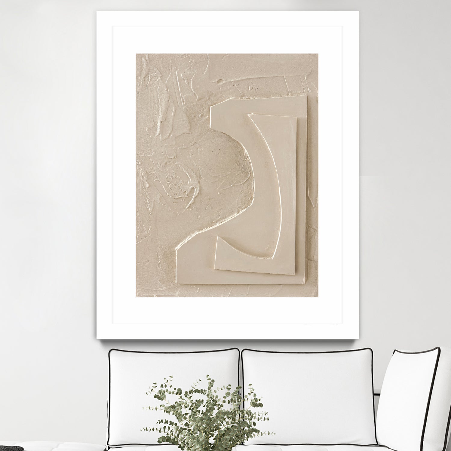 The Simple 1 by Design Fabrikken on GIANT ART - white abstracts