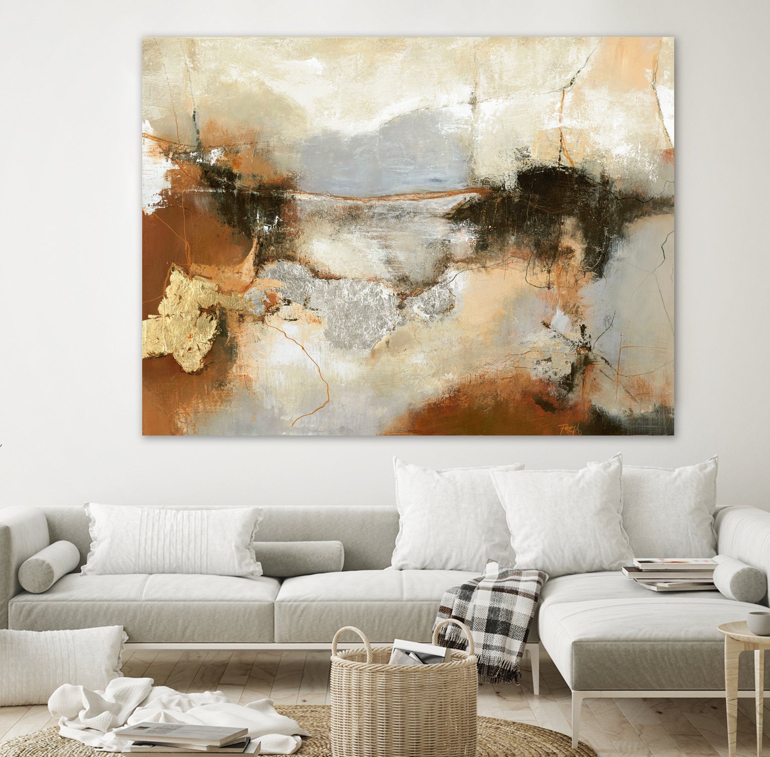 Rusty by Design Fabrikken on GIANT ART - brown abstracts