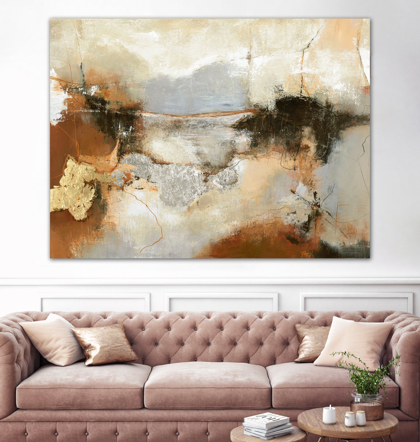 Rusty by Design Fabrikken on GIANT ART - brown abstracts