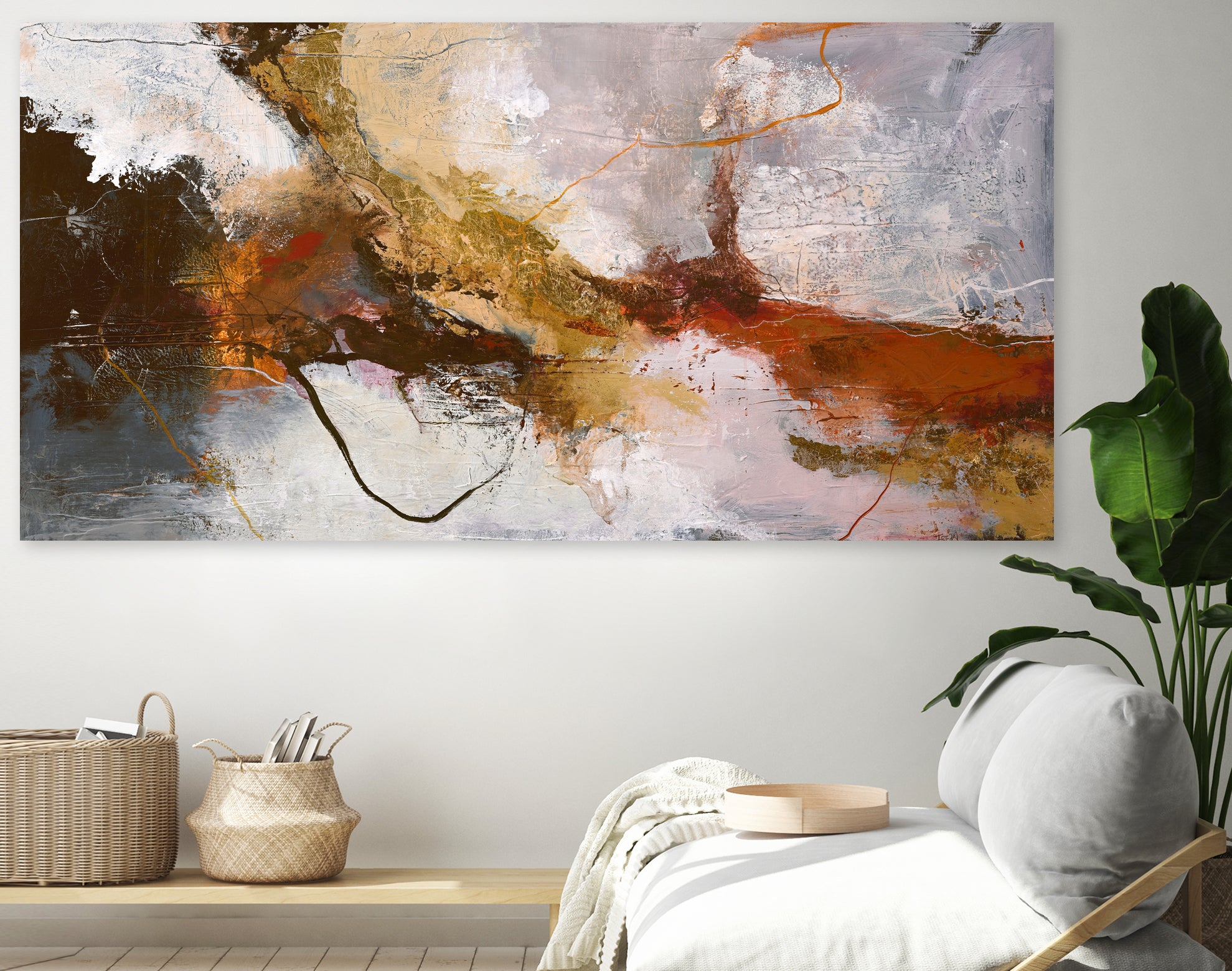 Still Time by Design Fabrikken on GIANT ART - yellow abstracts