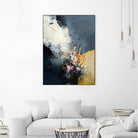 Soft Echo by Design Fabrikken on GIANT ART - white abstracts