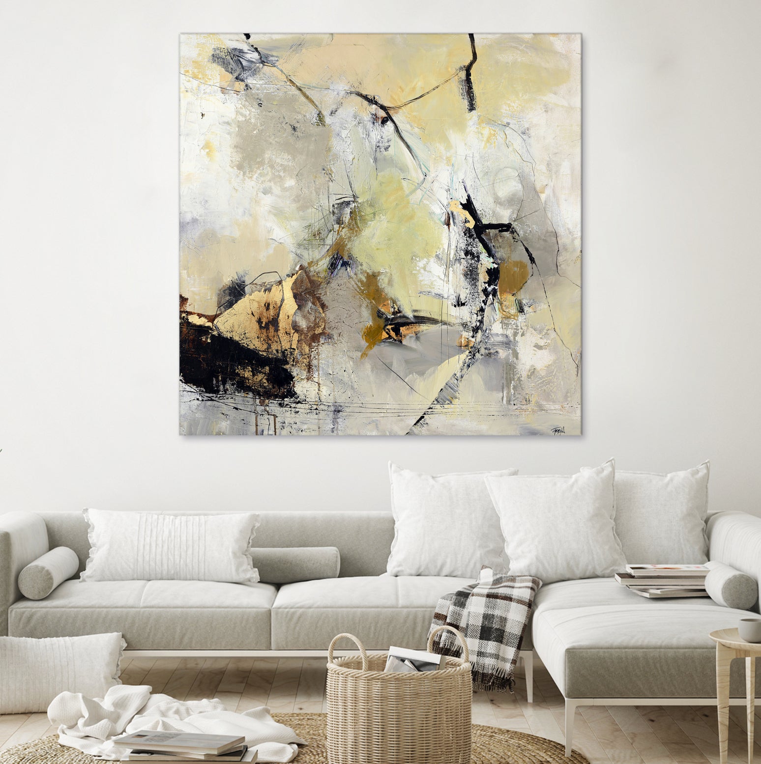 Summerwind by Design Fabrikken on GIANT ART - white abstracts