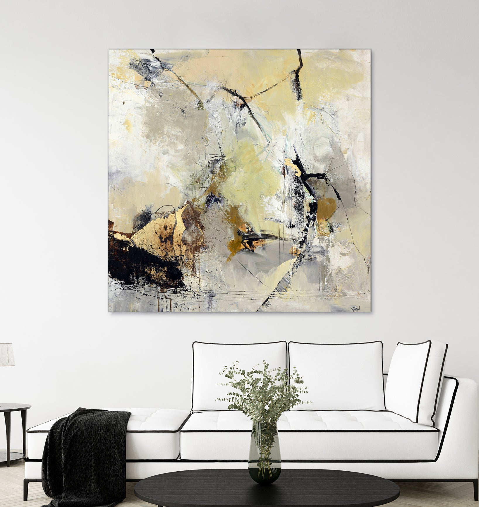 Summerwind by Design Fabrikken on GIANT ART - white abstracts