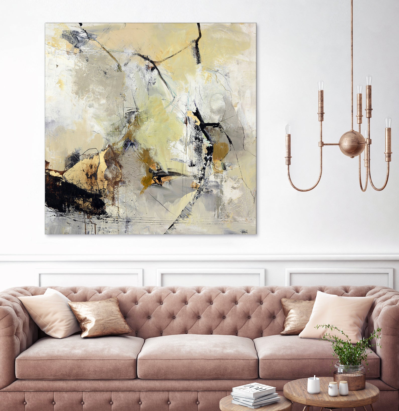 Summerwind by Design Fabrikken on GIANT ART - white abstracts